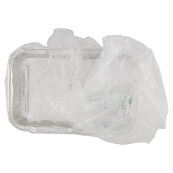 Vanto Contenitore in Alluminio 20x12x2,5 cm 100 pezzi