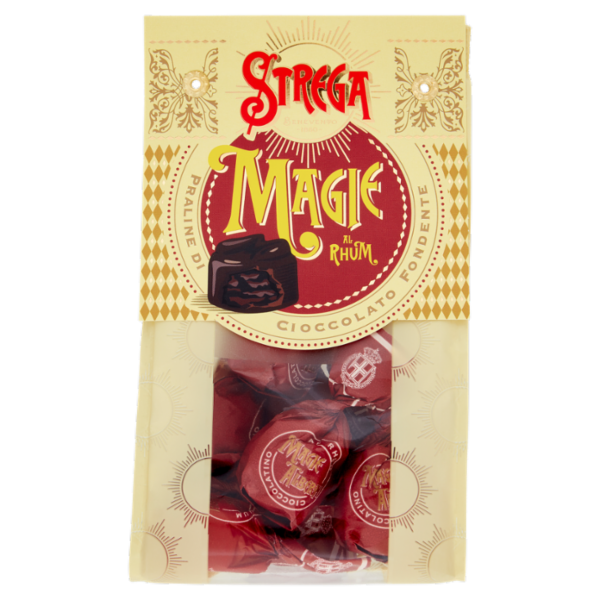 Strega Magie al Rhum Praline di Cioccolato Fondente 150 g