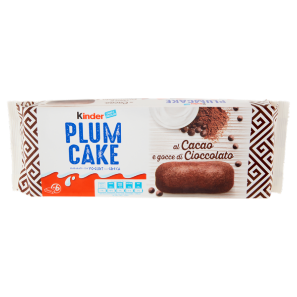 Kinder Plumcake al Cacao e gocce di Cioccolato 6 x 33 g