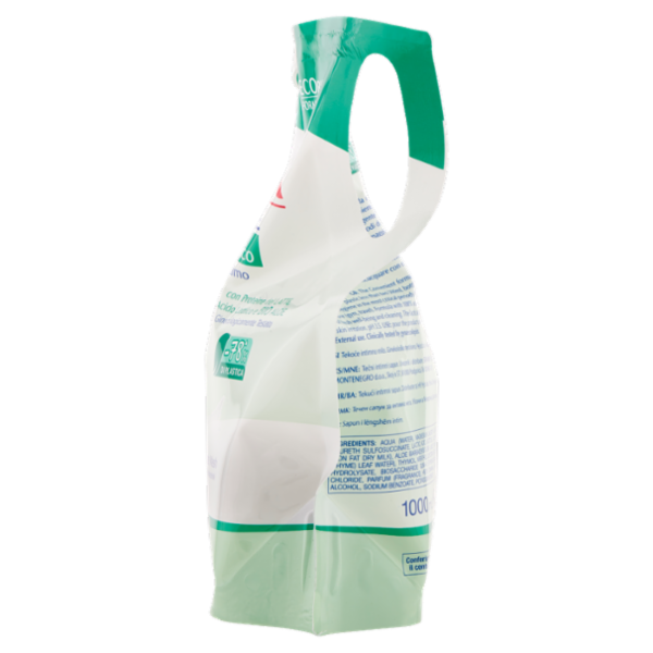 Nidra Intimolatte Rinfrescante con Antibatterico Detergente Intimo pH 3.5 Ecoricarica 1 L