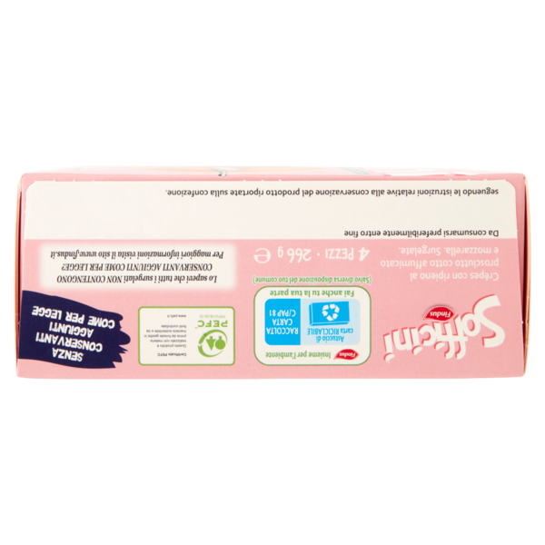 Sofficini Findus 4 Sofficini Prosciutto Cotto Più Mozzarella 266 g