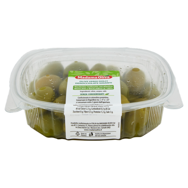 Madama Oliva Olive Verdi Dolci Denocciolate Giganti 200 g