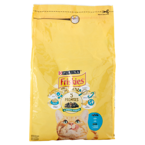 PURINA FRISKIES Gatto Adult Con Tonno e con Verdure 1,5 kg