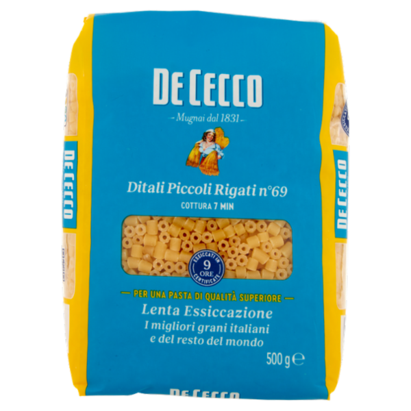 De Cecco Ditali Piccoli Rigati n° 69 500 g