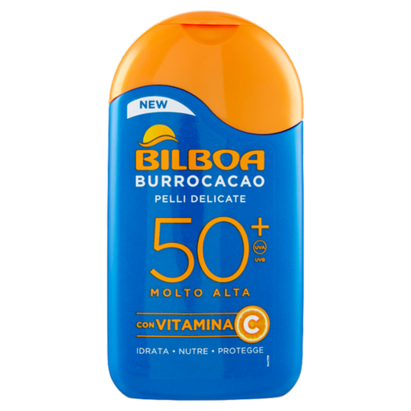 Bilboa Burrocacao Pelli Delicate 50+ Molto Alta con Vitamina C 200 ml