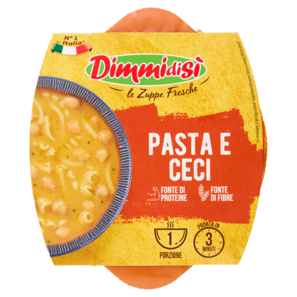 DimmidiSì le Zuppe Fresche Pasta e Ceci 350 g