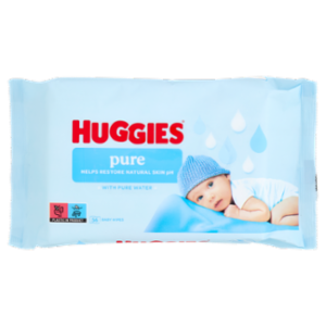 Huggies Pure Baby Wipes 56 Pz