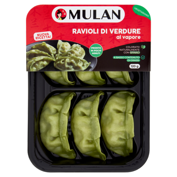 Mulan Ravioli di Verdure al vapore 120 g
