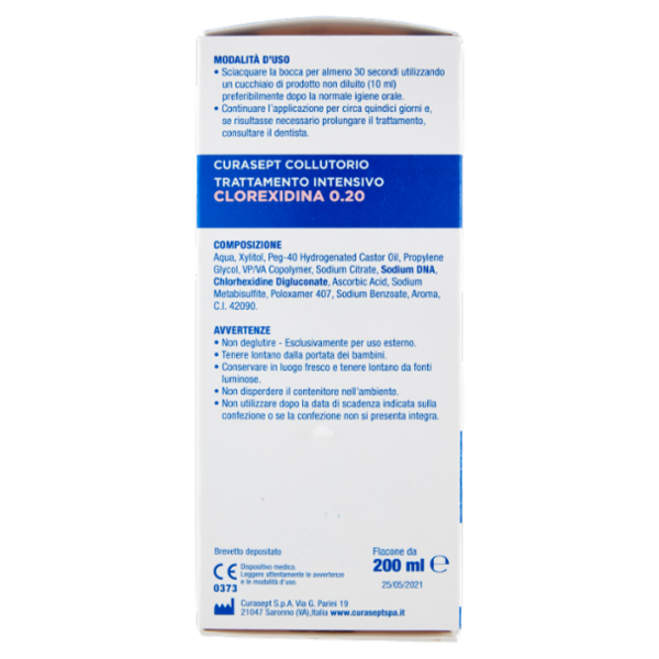 Curasept Collutorio Trattamento Intensivo Clorexidina 0.20 200 ml