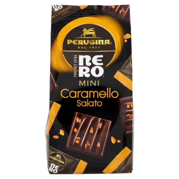 PERUGINA NERO Mini Caramello Cioccolatini Fondenti Sacchetto 150g