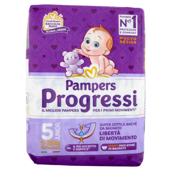 Pampers Progressi Junior 18 pz