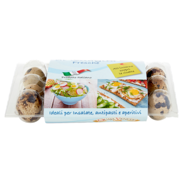 Quaja Veneta 18 uova di Quaglia Fresche 200 g