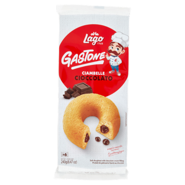 Lago Gastone Ciambelle Cioccolato 6 x 40 g
