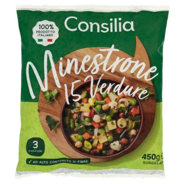 Consilia Minestrone di Verdure Surgelato 450 g
