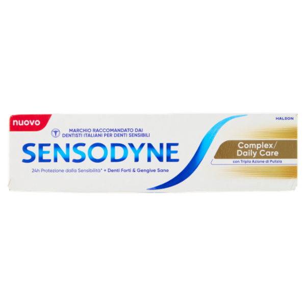 Sensodyne Dentifricio Complex/Daily Care per Denti Sensibili, Tripla Azione di Pulizia 75 ml