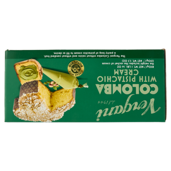 Vergani Colomba con Crema al Pistacchio 850 g