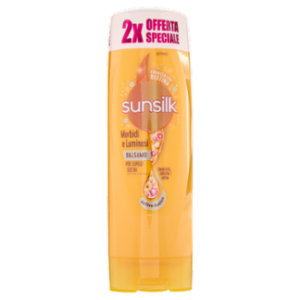Sunsilk Morbidi e Luminosi Balsamo Per Capelli Secchi 2 x 200 Ml