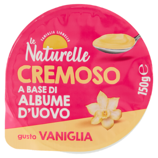 le Naturelle Cremoso a Base di Albume d'Uovo gusto Vaniglia 150 g