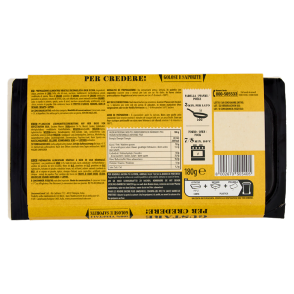 Unconventional Ribs Vegetali Gusto BBQ 180 g