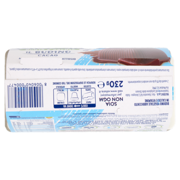 Valsoia Bontà e Salute il Budino Cacao 2 x 115 g
