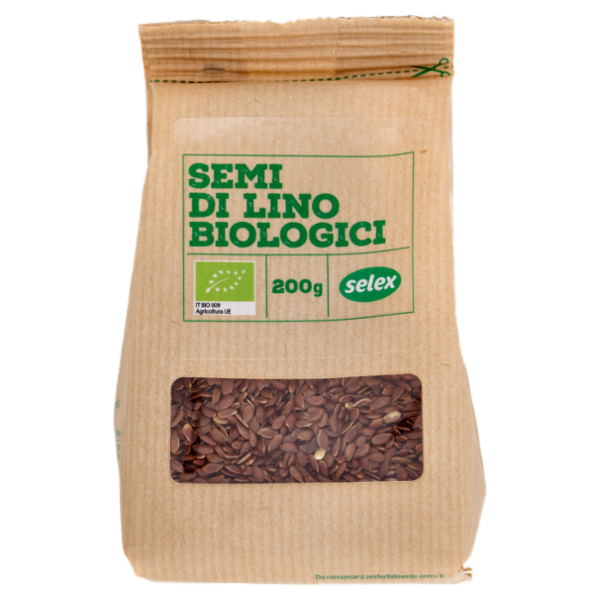 Selex Semi di Lino Interi Biologici 200 g