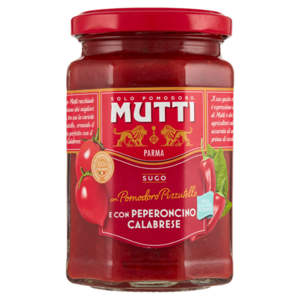 Mutti Sugo con Pomodoro Pizzutello e con Peperoncino Calabrese 280 g
