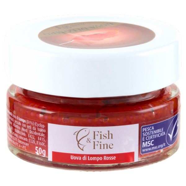 Fish & Fine Uova di Lompo Rosse 50 g