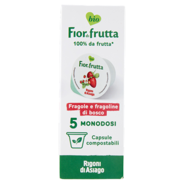 Rigoni di Asiago Fiordifrutta Fragole e fragoline di bosco bio 5 x 20 g