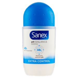 Sanex Deodorante Roll-on PH Balance Dermo Extra Control 48h 50 Ml