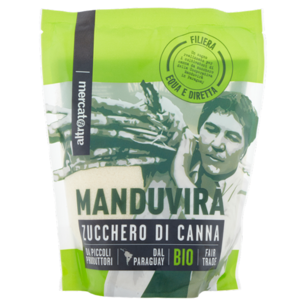 Altromercato Bio Manduvirà Zucchero di Canna 500 g