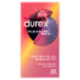 Durex Preservativi Pleasuremax Lubrificati con Rilievi e Nervature Esterne, 10 Profilattici