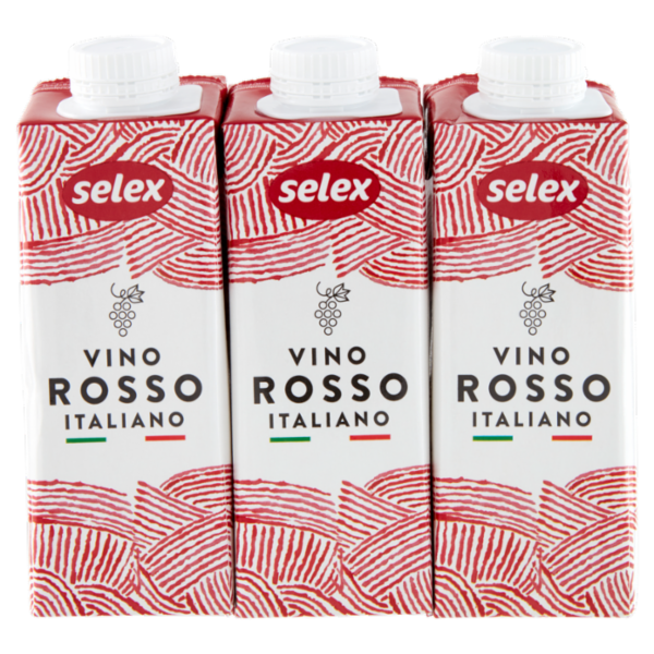 Selex Vino Rosso Italiano 3x250 ml