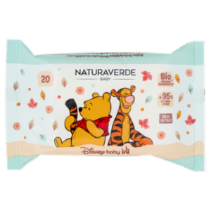 Naturaverde Baby Baby Salviettine Delicate Umidificate Disney Baby 20 Pz