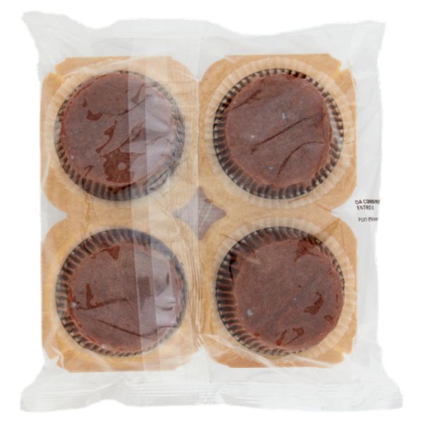 Selex Muffin con Cacao e Gocce di Cioccolato 4x75 g