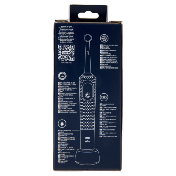 Oral-B Spazzolino Elettrico Denti Ricaricabile Pro Vitality Lilla