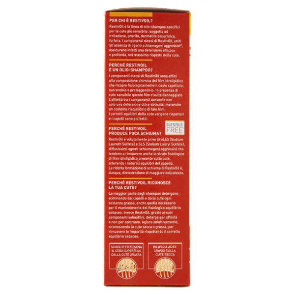 RestivOil Nutritivo Olio-Shampoo per Cute Sensibile Nutriente 150 ml