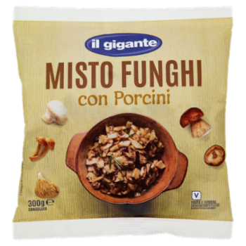 IL GIGANTE Misto Funghi Con Porcini Congelato 300 g