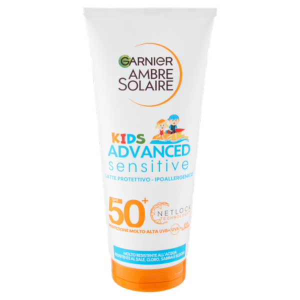 Garnier Ambre Solaire Sensitive Advanced Kids Latte Solare IP50, 200 ml