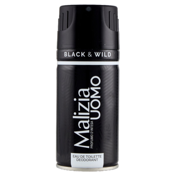 Malizia Uomo Profumo d'Intesa Eau de Toilette Deodorant Black & Wild 150 mL
