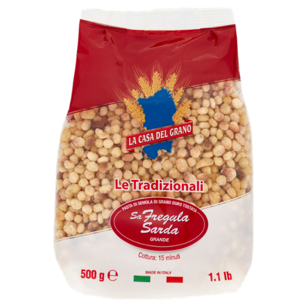 La Casa del Grano Le Tradizionali Sa Fregula Sarda Grande 500 g