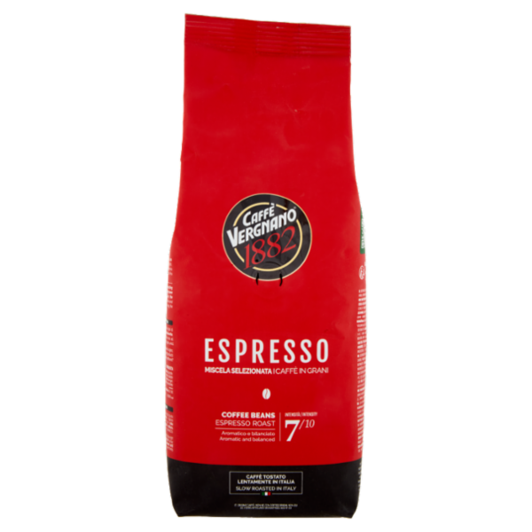 Caffè Vergnano 1882 Espresso Miscela Selezionata Caffè in Grani 500 g