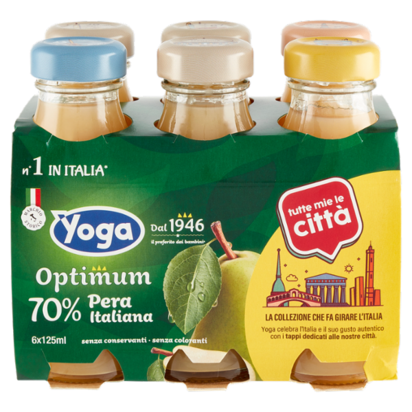 Yoga Optimum 70% Pera Italiana 6 x 125 ml
