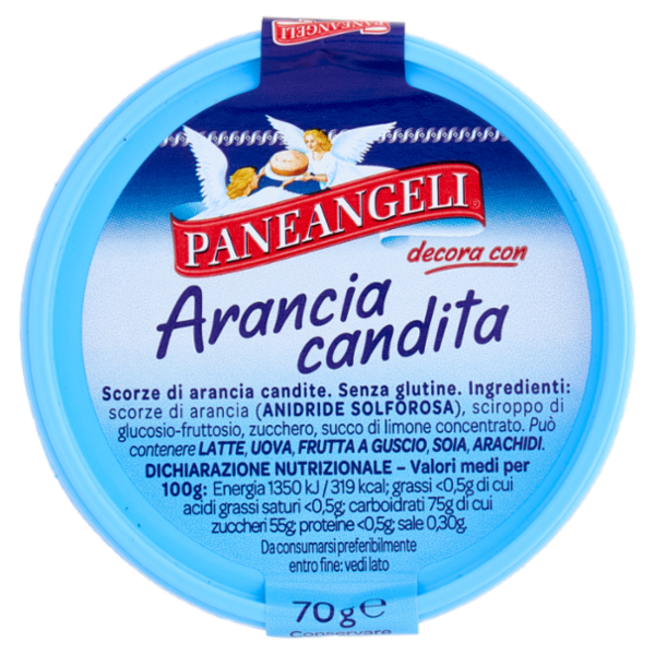 PANEANGELI decora con Arancia candita 70 g