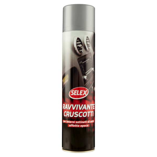 Selex Accessori Auto Ravvivante Cruscotti Effetto Opaco 600 ml
