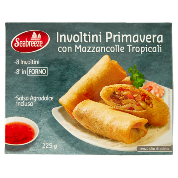 Seabreeze Involtini Primavera con Mazzancolle Tropicali 225 g