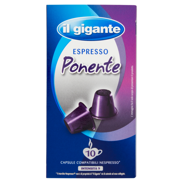 IL GIGANTE Espresso Ponente 10 Capsule 50 g