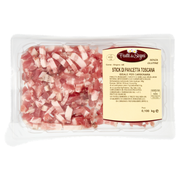 Frutti dei Sogni Stick di Pancetta Toscana 0,100 kg
