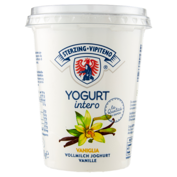 Sterzing Vipiteno Yogurt intero Vaniglia 500 g