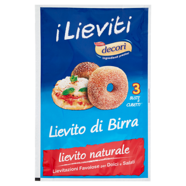 decorì i Lieviti Lievito di Birra 3 x 8 g