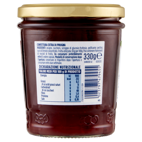 IL GIGANTE Prugna Confettura Extra 330 g